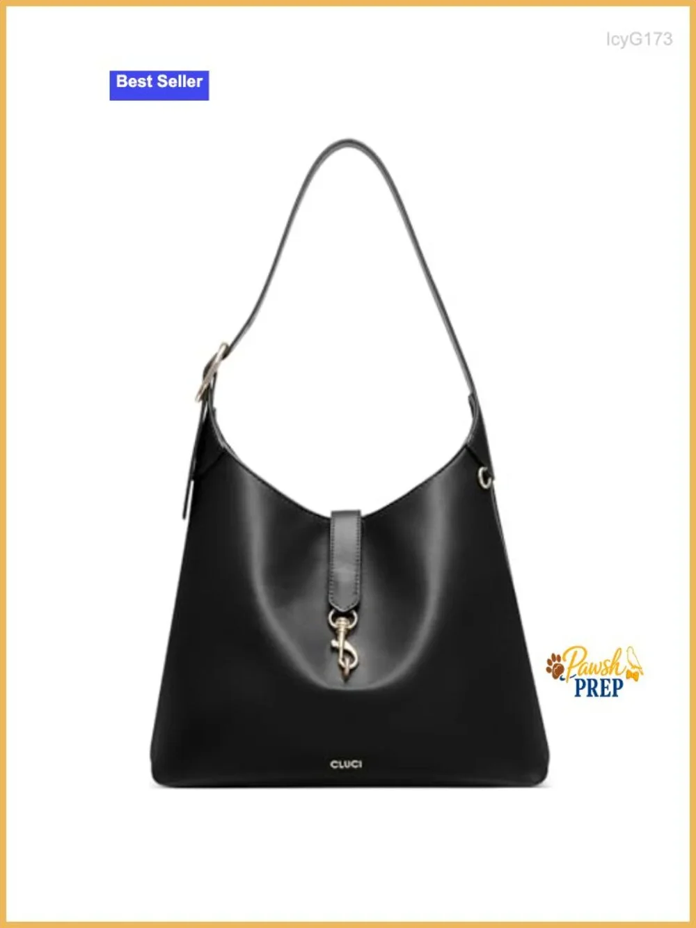 Slouchy Hobo Shoulder Bag Women Vegan Leather Handbag